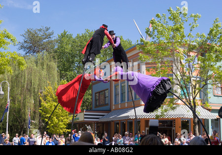 AustraliaÃƒÆ’Ã†â€™Ãƒâ€šÃ‚Â¢ÃƒÆ’Ã‚Â¢ÃƒÂ¢Ã¢â€šÂ¬Ã…Â¡Ãƒâ€šÃ‚Â¬ÃƒÆ’Ã‚Â¢ÃƒÂ¢Ã¢â€šÂ¬Ã…Â¾Ãƒâ€šÃ‚Â¢s amazing sway pole act ÃƒÆ’Ã†â€™Ãƒâ€šÃ‚Â¢ÃƒÆ’Ã‚Â¢ÃƒÂ¢Ã¢â€šÂ¬Ã…Â¡Ãƒâ€šÃ‚Â¬ÃƒÆ’Ã¢â‚¬Â¦ÃƒÂ¢Ã¢â€šÂ¬Ã…â€œSwoon,ÃƒÆ’Ã†â€™Ãƒâ€šÃ‚Â¢ÃƒÆ’Ã‚Â¢ÃƒÂ¢Ã¢â€šÂ¬Ã…Â¡Ãƒâ€šÃ‚Â¬ÃƒÆ’Ã¢â‚¬Å¡Ãƒâ€šÃ‚Â? blending dance, circus and comedy to create aerial ballet high atop 15-foot flexible poles at in Dollywood theme park at Pigeon Forge, Tennessee, USA Stock Photo