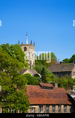 St Johns Church in Spring Knaresborough North Yorkshire England Stock Photo