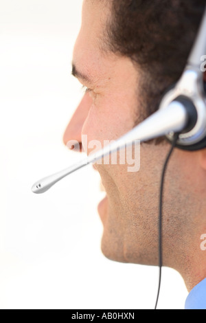 Customer service with a smile Stock Photo