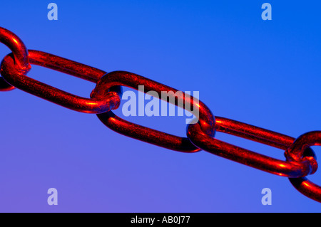 Chain links Stock Photo