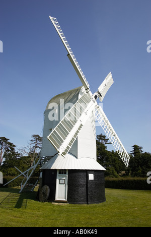 Lowfield Heath Windmill, Charlwood, Surrey, England, UK Stock Photo