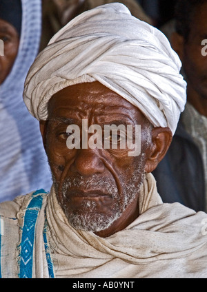 Former soldier of the Ethiopian Army, Addis Abeba, Ethiopia Stock Photo