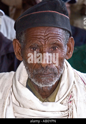 Former soldier of the Ethiopian Army, Addis Abeba, Ethiopia Stock Photo