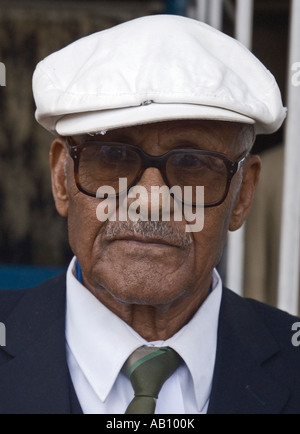 Former soldier of the Ethiopian army, Addis Abeba, Ethiopia Stock Photo