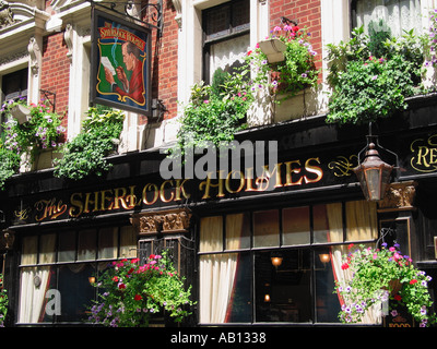 The Sherlock Holmes London Pub, Northumberland Street, St James's, London England, United Kingdom Stock Photo