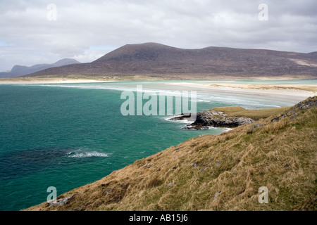 UK Scotland Western Isles Outer Hebrides Harris Seilebost beach Stock Photo