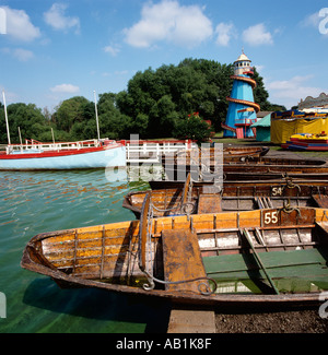 Cheshire Knutsford Pickmere Lake funfair helter skelter in ...