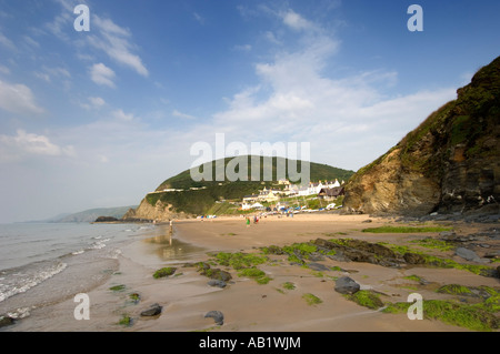 Tresaith beach Cardigan Bay Ceredigion heritage coast west Wales UK Stock Photo