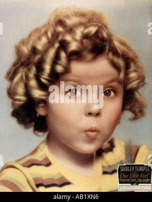 SHIRLEY TEMPLE in the 1935 Fox film Our Little Girl Stock Photo