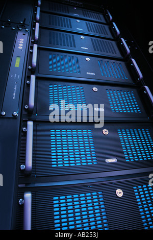 Server rack Serverschrank Stock Photo