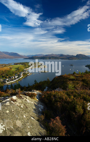 Plockton Loch Kishorn Loch Carron Wester Ross Scotland UK Stock Photo