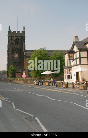 St. Luke's Church, Holmes Chapel, Cheshire Stock Photo