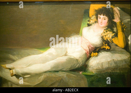 The Nude Maja Francisco De Goya Prado Museum Madrid Spain Stock Photo Alamy