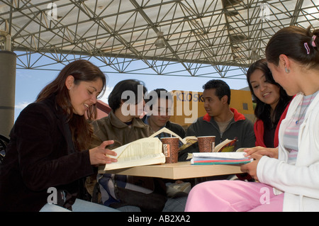 Students and teachers of the Universidad Tecnológica de México UNITEC part of Mexico s system of private higher education  Stock Photo