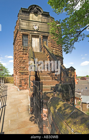 The Phoneix Tower, a medieval structure, within Chester City Walls. Stock Photo