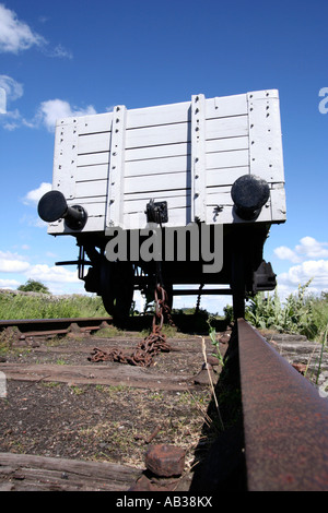 Railway Wagon, Middletop top,Derbyshire,England,UK Stock Photo