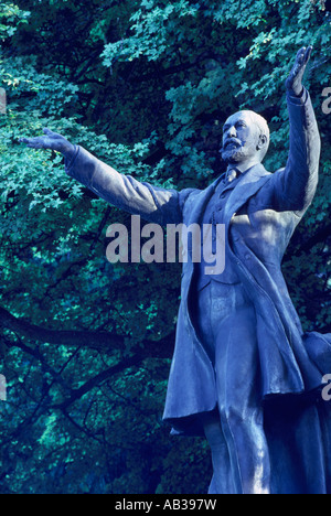 Statue of Lord Stanley in Stanley Park; Vancouver, British Columbia ...