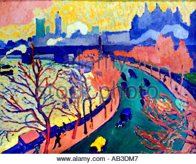 Charing Cross Bridge, London, Andre Derain, 1906, National Gallery of ...