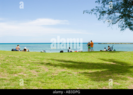 Kailua Beach Park Hawaii Stock Photo