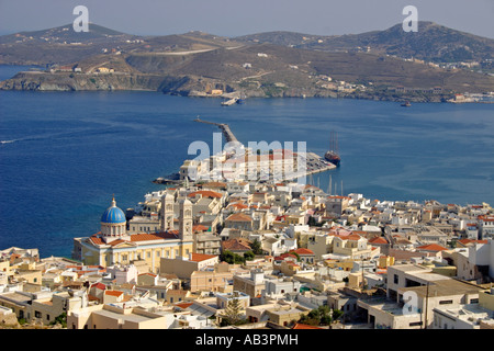 Hermoupolis, Syros, Siros, Greece Stock Photo