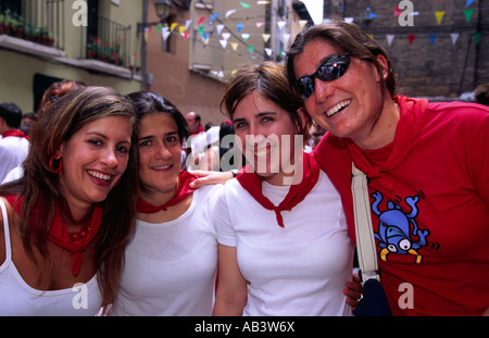 basque traditional Costume, Fiesta San Fermin, Pamplona, Navarra, Spain ...