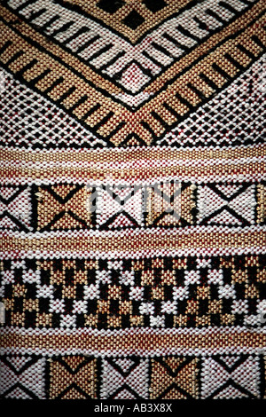 Close-up of patterns on a textile, Essaouira, Morocco Stock Photo