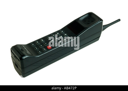 Old fashioned Motorola 8900X-2 analogue mobile phone Stock Photo