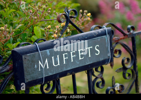 Muffets, House Sign, Ventnor, Isle of Wight, England, UK, GB. Stock Photo