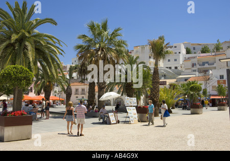 The Algarve, Albufeira Central Square Stock Photo