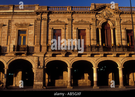 architecture, historic building, Madero Avenue, city of Morelia, Michoacan State, Mexico Stock Photo