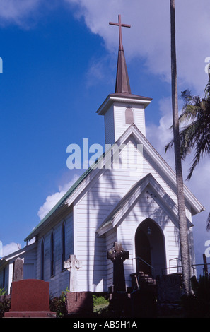 St Augustine s Episcopal Church Akoni Pule Highway Kapaau Hawaii Big Island Hawaii USA Stock Photo