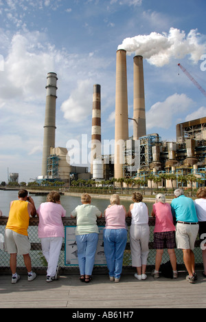 TECO Tampa Electric Company Manatee Viewing Center Apollo Beach Stock