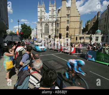 Tour de France Prologue, Westminster Abbey, London. 07.07.2007 Stock Photo