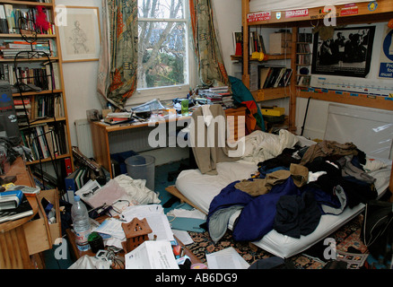 Extremely messy room of a teenage. Stock Photo