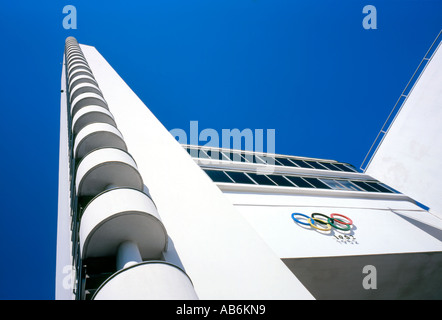 Olympic Stadium tower, Helsinki, Finland. Stock Photo