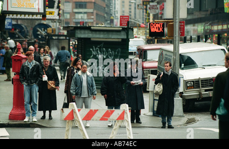New York USA 1993 Street scene Stock Photo - Alamy