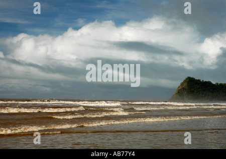 Buena Vista Beach, close to Samara, Guanacaste Province, Costa Rica, Central America Stock Photo