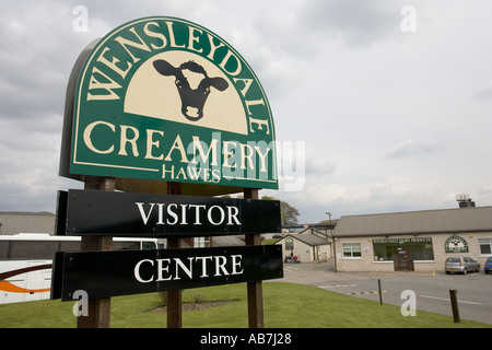 Wensleydale creamery cheese factory at Hawes Yorkshire Dales National ...