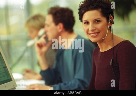 Call centre Stock Photo
