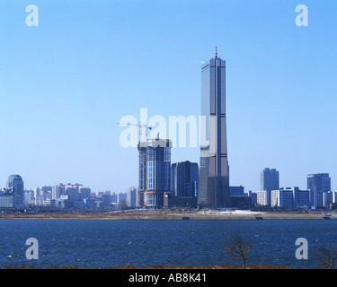 Skyscraper in Seoul, Korea Stock Photo