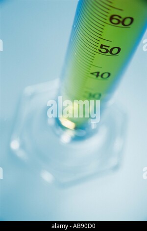 Measuring flask Stock Photo