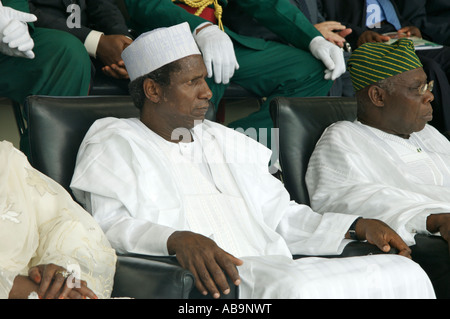 Inauguration of Umaru Musa Yar Adua as the new President of Nigeria Stock Photo