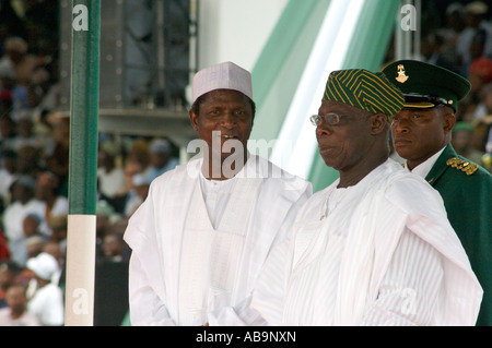 Inauguration of Umaru Musa Yar Adua as the new President of Nigeria Abuja 29 May 2007 Stock Photo