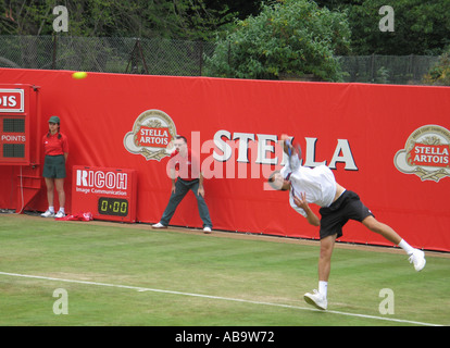 Carsten Ball competing at Queens tennis championships Stock Photo