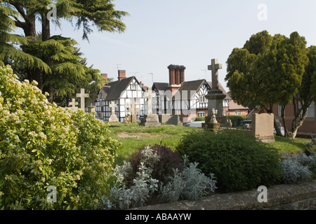 All Saints parish church Church Lench village in the Vale of Evesham Worcestershire central England UK Stock Photo