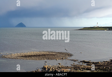 Pladda Lighthouse, near Kildonan,  Arran, West Coast of Scotland, UK Stock Photo