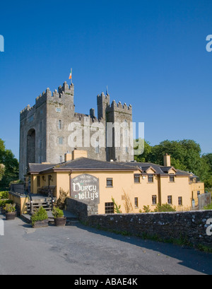 Bunratty Castle and Durty Nellys pub County Clare Ireland Stock Photo