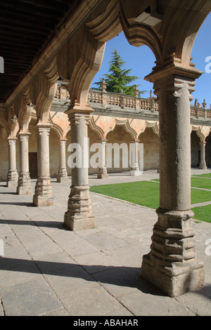 Spain Castilla Leon Salamanca Patio de las Escuelas menores Stock Photo