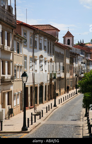 Portugal Tras os Montes Bragança street scene Stock Photo
