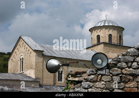 Trinity church of Sopocani Monastery near Novi Pazar, Serbia Stock Photo